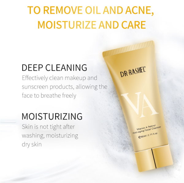 Dr. Rashel Vitamin A Retinol Anti-Aging Facial Cleanser 80ml - Image 3
