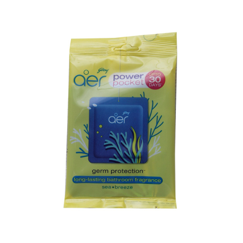 Godrej aer Power Pocket Bathroom Fragrance Sea Breeze 10g