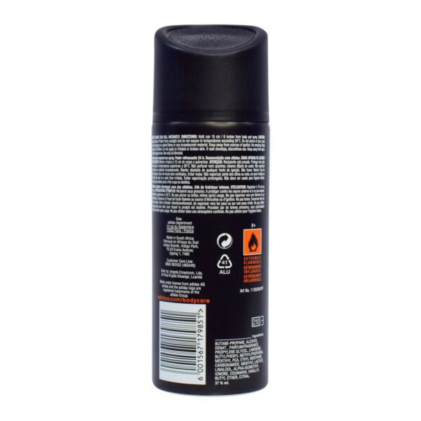 Adidas Deep Energy Body Spray for Men 150ml - Image 2