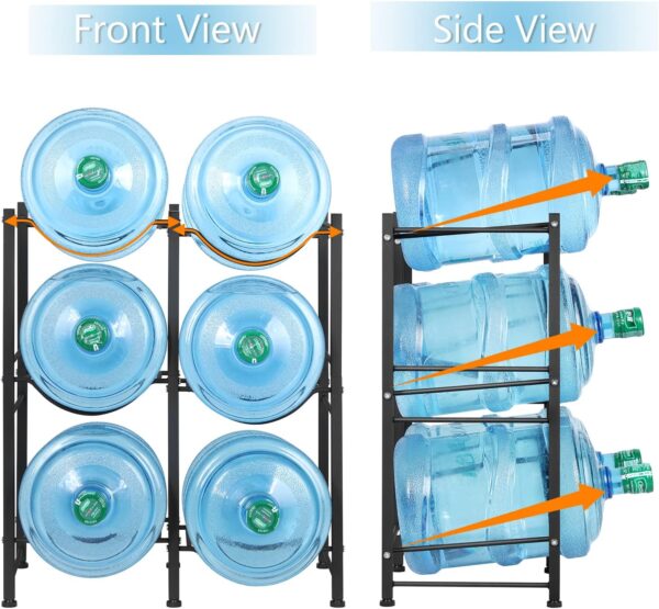 6 Filter Bottle Can Storage Rack