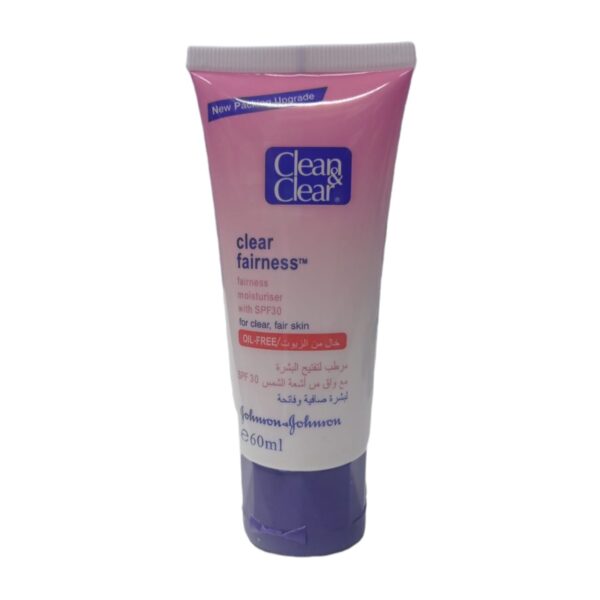 Clean & Clear SPF 30 Clear Fairness Sun Block Cream 60ml - Image 2