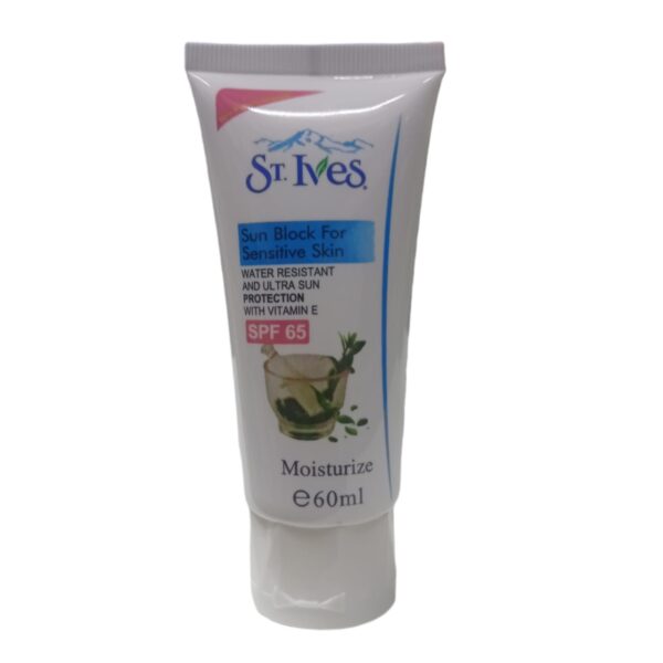 St.Ives SPF 65 Sun Block Moisturize Cream 60ml - Image 2