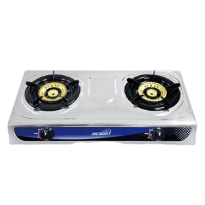 Bowei Double Burner Stainless Steel gas cooker burner With Cast Iron Burner Cap