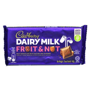 An image of Dairy Milk Fruit & Nut 160G pack