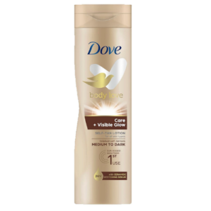 Dove Care + Visible Glow Body Lotion 400Ml