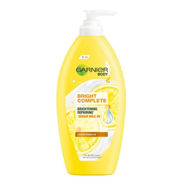 Garnier Body Bright Complete Extra Brightening Repairing Moisturizing Serum Milk UV Body Lotion 400ml