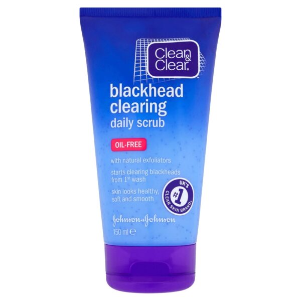 Clean & Clear Blackhead Clearing Oil-Free Daily Scrub 150ml UK