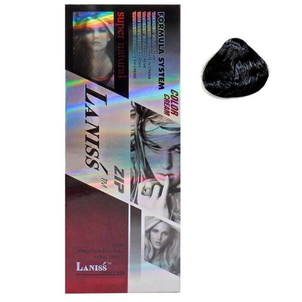 Laniss Natural Black Hair Color Cream 120ml - Image 2