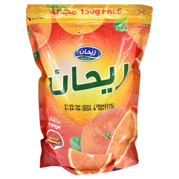 Reihan Orange Vitamin C Drink 750G + Free 150G