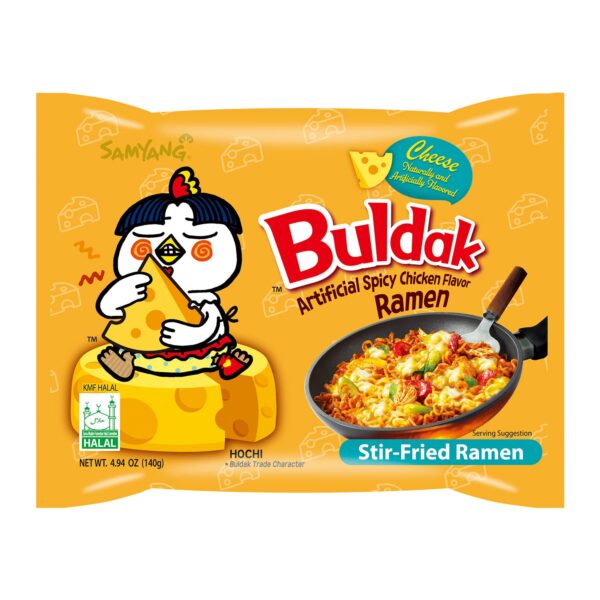 Samyang Buldak Cheese Hot Chicken Flavor Ramen (140 gm) - JaChai.com