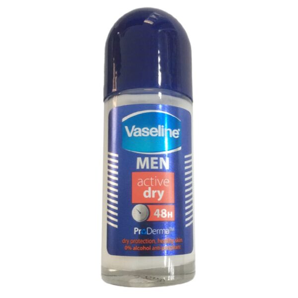 Vaseline Men Active Dry 48H Roll On Deodorant