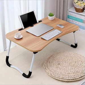 Laptop Desk Foldable Bed Table Portable Multi-Function Lap Bed Tray Table for Sofa, Bed, Terrace, Balcony, Garden