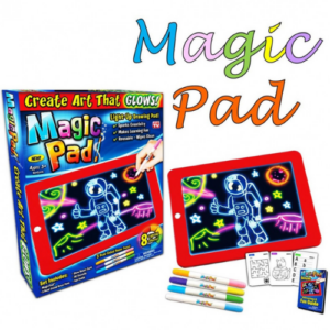 Magic Pad Light Up 3D Light Up Drawing Board Doodle Magic Glow Pad for Kids/Toddlers Boys and Girls