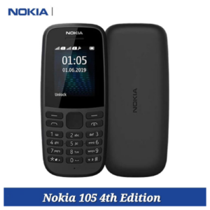 Nokia 105 Dual Sim 4th Edition With Warranty Feature Push button Phone 1.77" Display Battery Long Standby Flashlight Radio