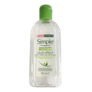 an image of a Simple Dual Effect Eye Make-Up Remover 125ml
