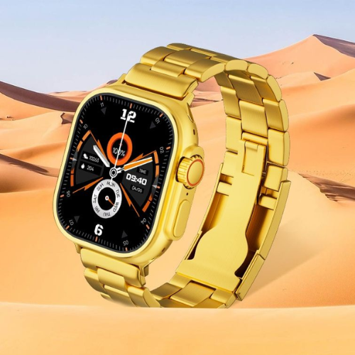 Wearfit Pro Series 8 N8 Ultra Smartwatch 49mm - Gold, Bluetooth: Buy Online  at Best Price in UAE - Amazon.ae