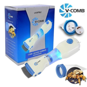 V-Comb - The Innovative, Allergy and Chemical Free Head Lice Treatment - Head Lice Comb - FDA Registered - Out Performs other Head Lice Combs and Lice Shampoo - Removes Lice and Eggs