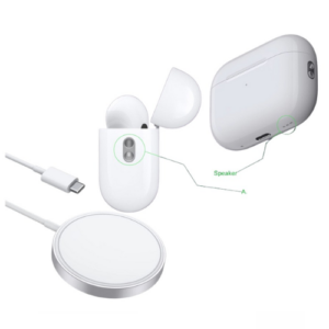 2 in 1 Combo Airpdos Pro 2nd Gen Clone, Wireless Charger