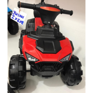 HONEY JOY Kids Electric 4-Wheeler ATV Quad, Powerful Rear Wheel, Motorized Off-Road Vehicle wReal Engine Sound, 2 Speeds, 6V Battery Powered Red