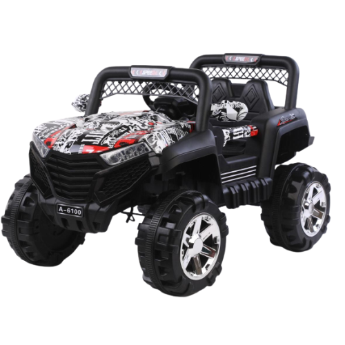 Kids Electric Jeep Off-Road 4 Wheel Vehicle MB6499PSG A6100 12V | Quickee