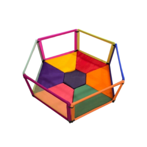 6 Panel Play Pen with Mattress Baby Safety Play Pen