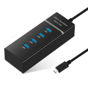 USB Hub 3.0 Super Speed 21Mbps Plug and Play 4 Port