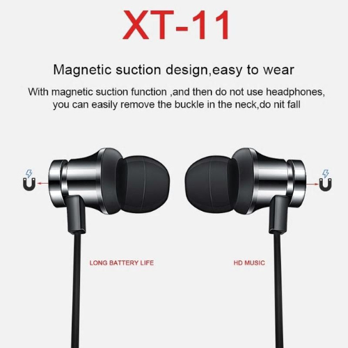 Bluetooth Wireless Headset Sports Magnetic Neckband Earphone for all Phones