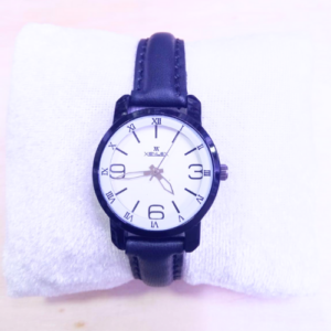 XENLEX Women's Strap Blue Leather Belt Watch SQ55