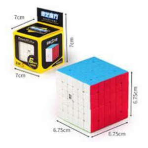 6x6 Stickerless Speed Rubik Cube