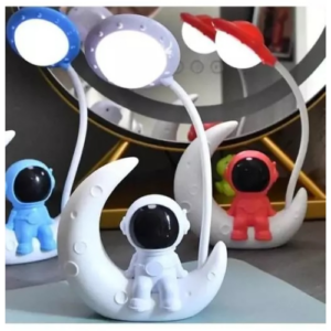 Kids Astronaut on Moon Desk Night Lamp Table Light (012379)