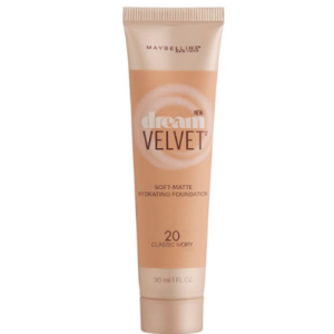 An Image of Maybelline Dream Velvet Soft Matte Foundation 20 Classic Ivory 30ml (Non-Carded)