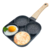New Egg Frying Pan Nonstick Pancake Pans 4-Cups cookware Pancake, Omelette Pan Aluminum Alloy Egg cooker