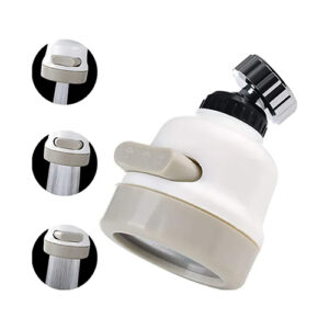 Universal Splash Proof Head 360° Rotatable 3 Modes Adjustable Nozzle Filter