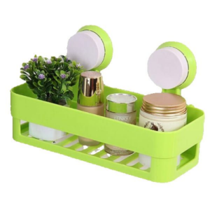 Bathroom Shelf Rectangle Plastic Kitchen Storage Wall Mounted Shelves