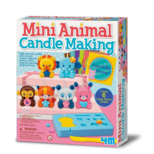 An image of Kids 4M Mini Animal Candle Making