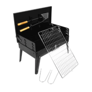 Portable BBQ Grill Set With Cover