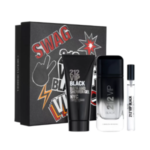 Carolina Herrera 212 VIP Black 3 Piece Gift Set EDP Perfume for Men