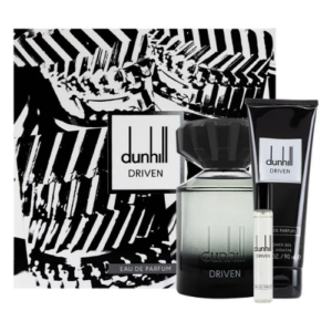 Dunhill Driven Black Eau De Parfum 3 Piece Gift Set For Men 100ml