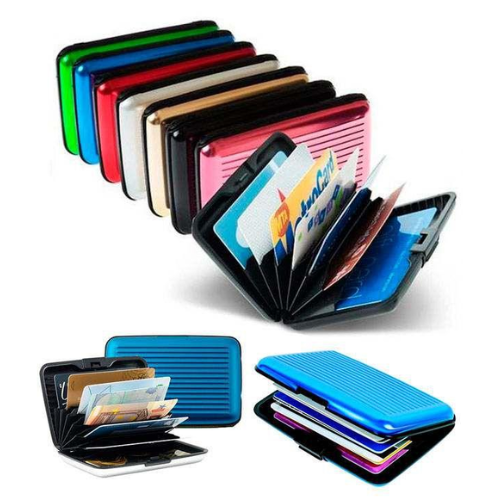 Secure Aluminium Card Wallet Infrared Blocker Card Holder
