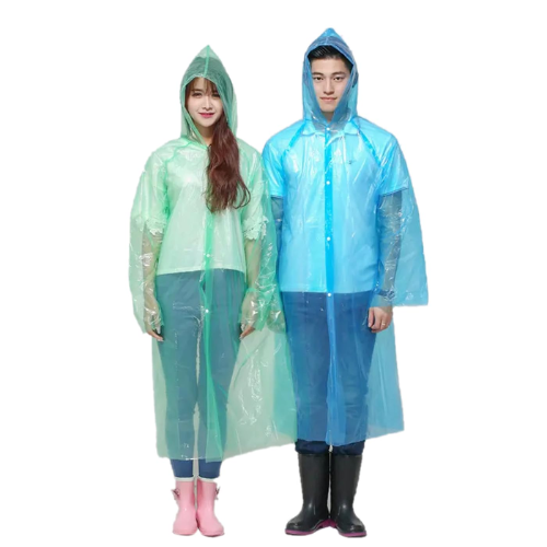 Lightweight Transparent Raincoat for Men and Women