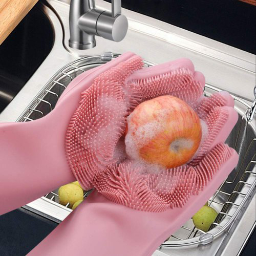 2Pcs Reusable Silicone Heat Resistant Gloves