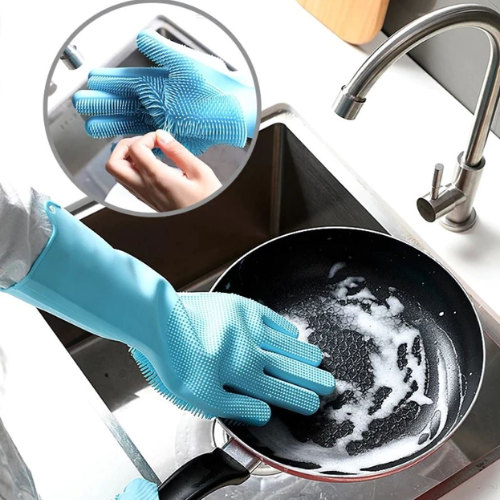 2Pcs Reusable Silicone Heat Resistant Gloves