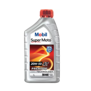 Mobil Super Moto 20W-50 Synthetic Motorcycle Engine Oil