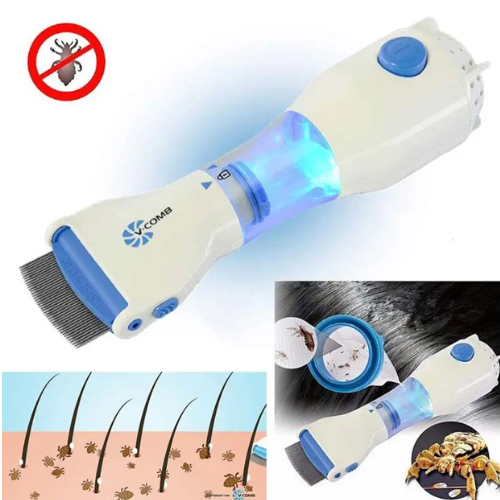 New V Comb Electric Head Lice Treatment