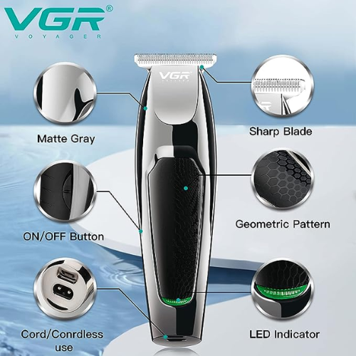 VGR V-030 Professional USB Rechargeable Hair Trimmer