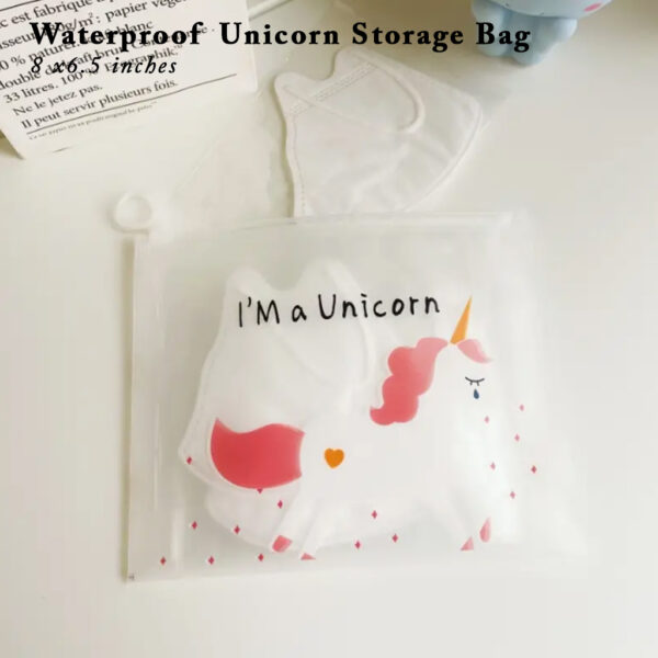 Transparent Unicorn Pouch