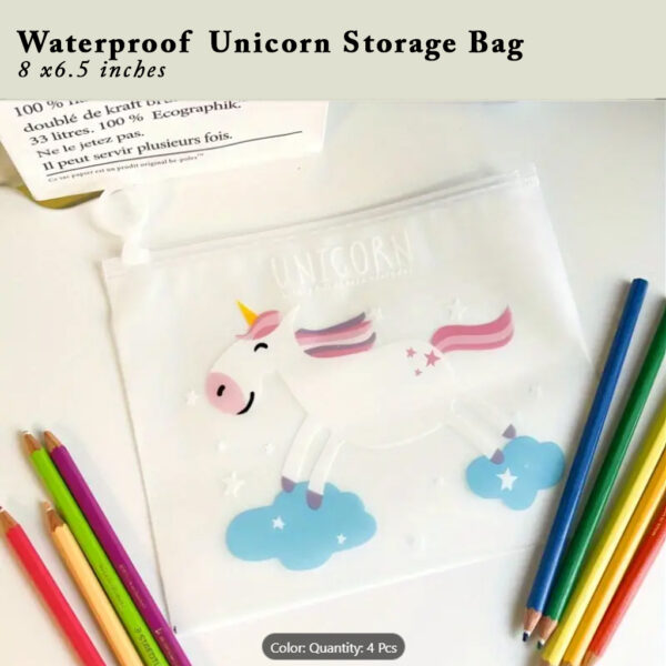 Transparent Unicorn Pouch