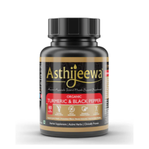 Asthijeewa Turmeric and Black Pepper 120 Capsule