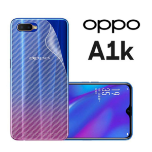 Carbon Fibre Pattern Back Film for Oppo A1k Rear fibre Sticker Protective