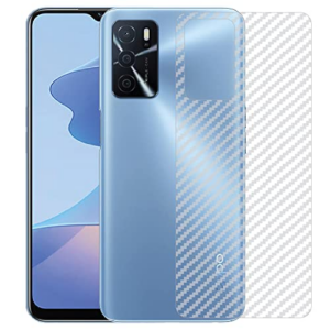 Carbon Fiber Pattern Back Film for Oppo A16 Rear Fibre Sticker Protective